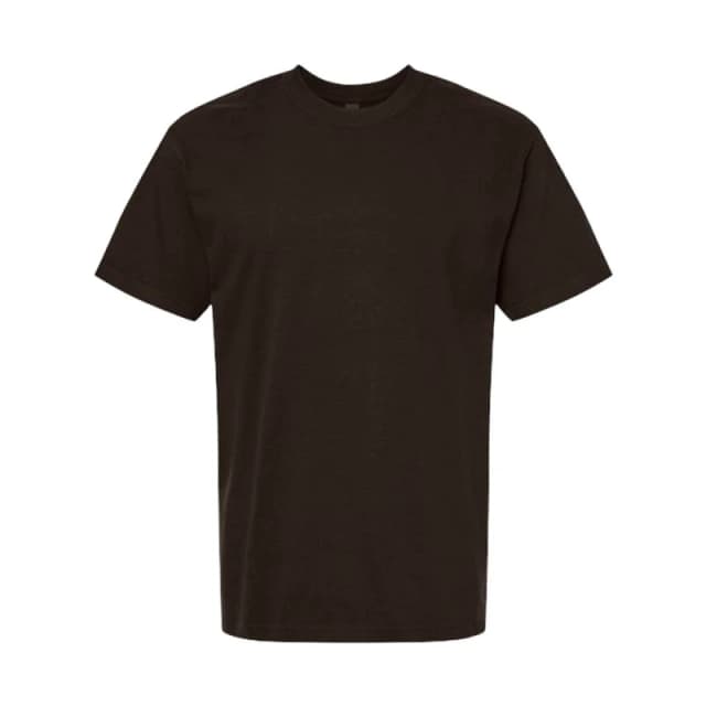 Gildan Mens Hammer Maxweight T-Shirt in Chocolate Size: Small Chocolate Male S
