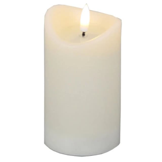 Luxe Collection Natural Glow 2.75X5 Cream Melted LED Candle