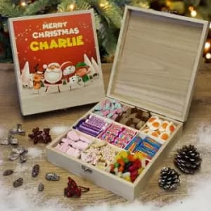 Kids Christmas Wooden Sweet Box