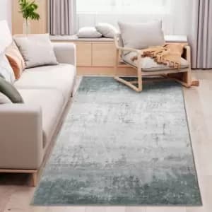 HOMCOM Modern Ink Grey Render Rug 150 X 80Cm