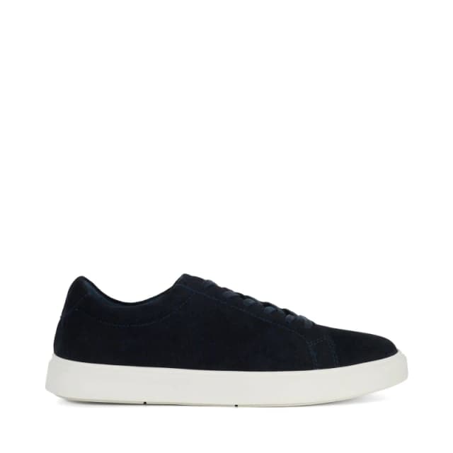 Dune London Mens Tais Low-Top Trainers Navy Suede male 6 (40)