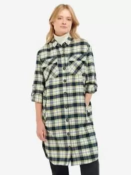 Barbour Coast To Country Lunan Check Shirt Dress - Green, Multi, Size 10, Women