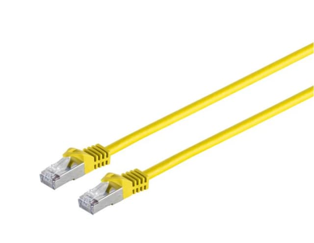 Microconnect SFTP710Y networking cable Yellow 10 m Cat7 S/FTP (S-STP)