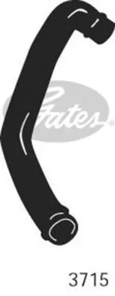 Curved Radiator Hose 310mm X 31 Gates 3715