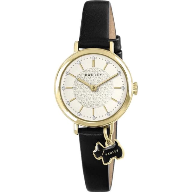 Radley RY21904 Black Leather Strap Watch - W51540