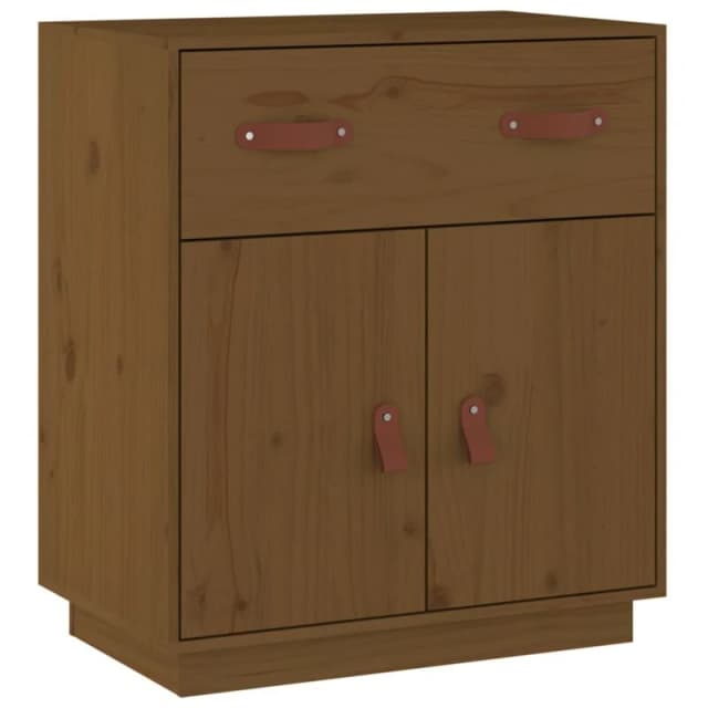 vidaXL Sideboard Honey Brown 65.5x40x75cm Solid Wood Pine, Brown 820130
