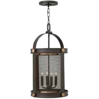 Elstead - Hinkley Holden Pendant Light Chandelier Lantern 4x E14 Light Buckeye Bronze