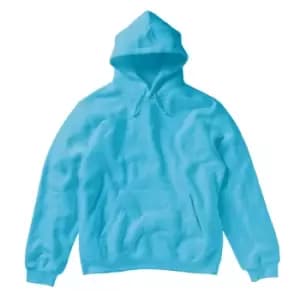 SG Ladies/Womens Plain Hooded Sweatshirt Top / Hoodie (XS) (Turquoise)