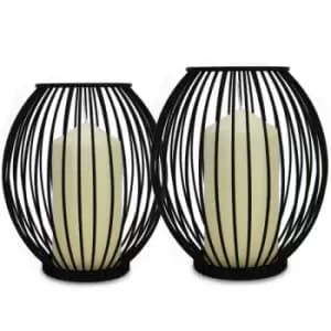 Cage Candle Holders - Set of 2 M&W