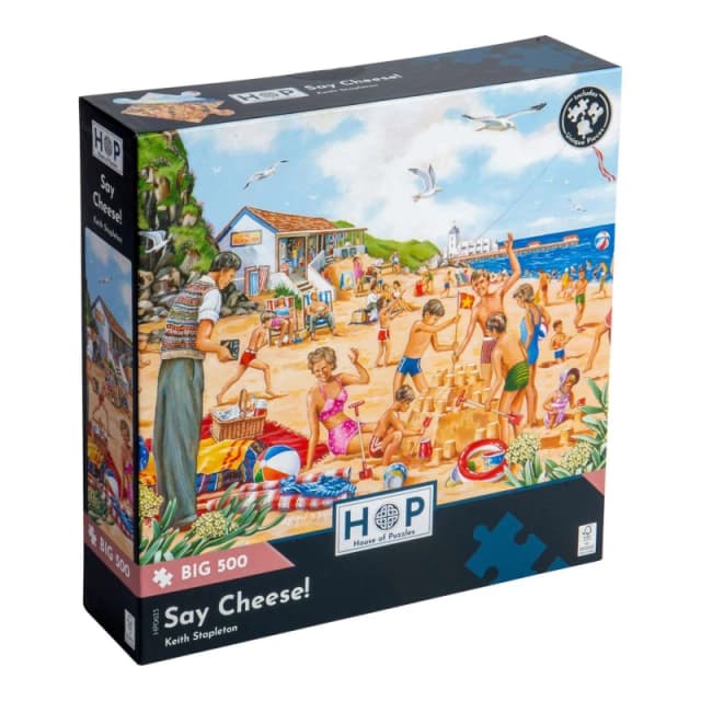 The House Of Puzzles Say Cheese, BIG 500 Piece Jigsaw Puzzle Multi unisex