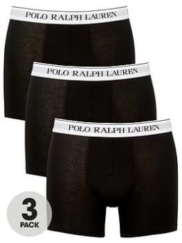 Polo Ralph Lauren Boxer Briefs (3 Pack) - Black