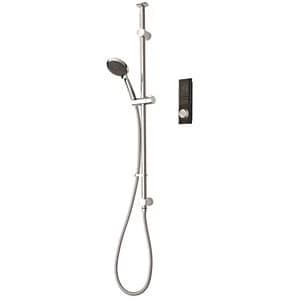 Triton Home Digital Mixer Shower with Riser Rail - Unpumped