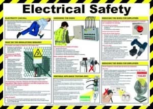 Safety Poster - Electrical safety - LAM