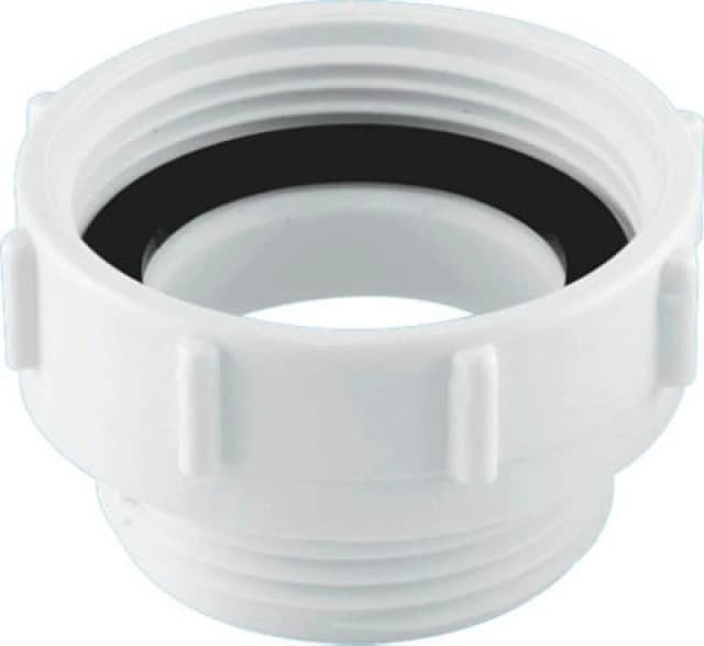 McAlpine T12B 13/4" x 1.5" BSP Female x BSP Male Coupling White