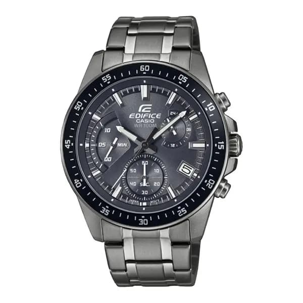 Casio Edifice EFV-540DC-1CVUEF Black IP Bracelet Watch - W17412