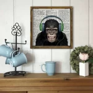 MZM520 Multicolor Decorative Framed MDF Painting