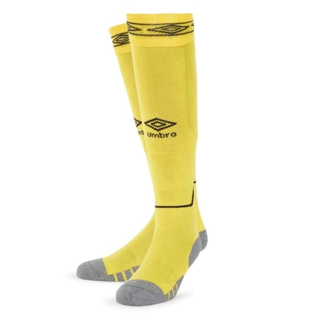 Umbro Umbro Men Diamond Football Socks in Yellow Size: large Yellow L Male 5063238627925