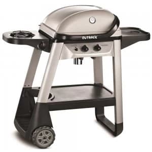 Outback Excel 310 2-Burner Gas Trolley BBQ with Side Burner