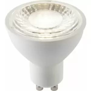 Loops - 7W smd GU10 LED Bulb - Cool White - Indoor/Outdoor Light Bulb - Matt White Lamp