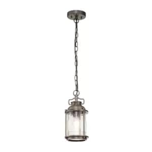 Kichler Ashland Bay Outdoor Pendant Ceiling Light Burnished Bronze, IP44