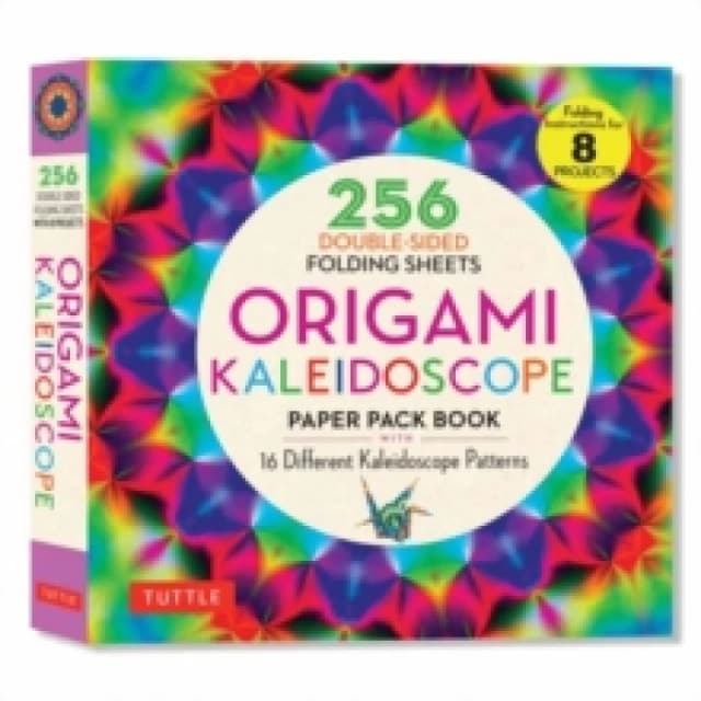 Origami Kaleidoscope Paper Pack Book : 256 Double-Sided Folding Sheets (Includes Instructions for 8 Models) Paperback / softback