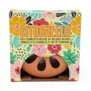 13cm Terracotta Incense Kit