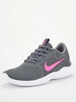 Nike Flex Experience Run 9 - Grey/Pink, Size 5, Women