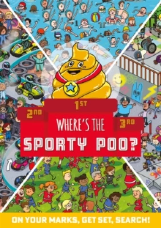 Alex Hunter Where's the Sporty Poo? Book Multi unisex