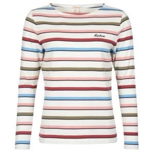 Barbour Womens Hawkins Top Cloud Stripe 10