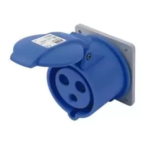 Abb 32A Blue Site Panel Socket