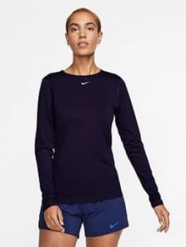 Nike Pro Training Mesh Ls Top