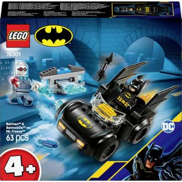LEGO LEGO DC Batman & Batmobile vs. Mr. Freeze Car Toy Set 76301