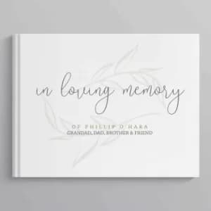 Personalised A4 Remembrance Notebook