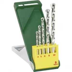 Bosch 2607018366 Carbide Masonry Drills Set Straight Shank 3 to 10...
