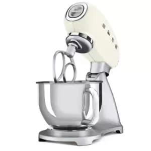 SMEG SMF02CRUK 50's Retro Style 800W Stand Mixer - Cream