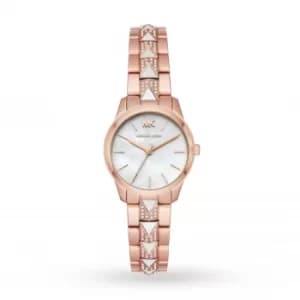 Runway Rose Gold Mother of Pearl Tone Ladies Watch
