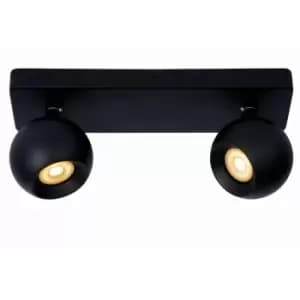 Lucide FAVORI - Twin Ceiling Spotlight - 2xGU10 - Black