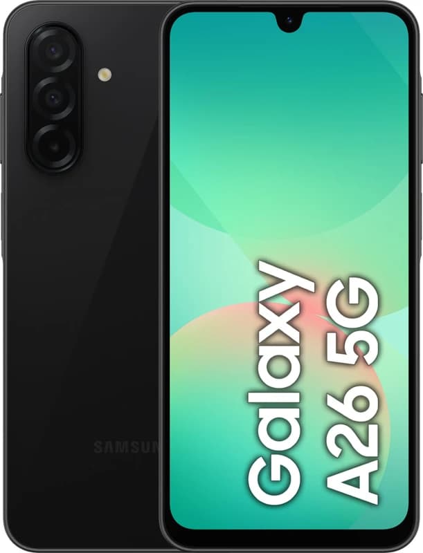 Samsung Galaxy A26 5G Smartphone in Black