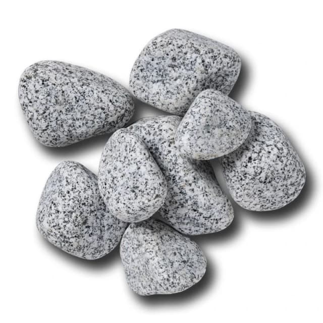 Buttercup Farm 40-100mm Silver/Grey Round & Oval Cobbles, Aggregate Bulk Bag, 850kilo in Grey Grey Unisex