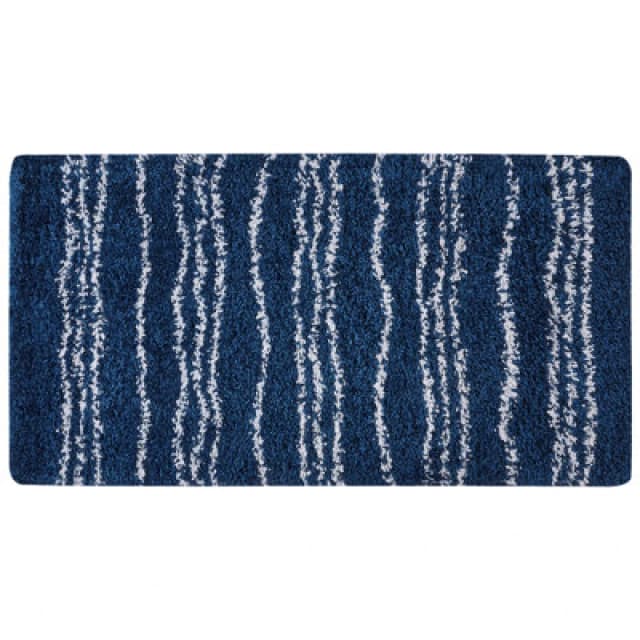 Beliani Shaggygy Rug Tashir Blue 80 X 150 Cm