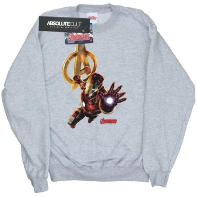 Marvel Iron Man Pose Sweatshirt Grey male