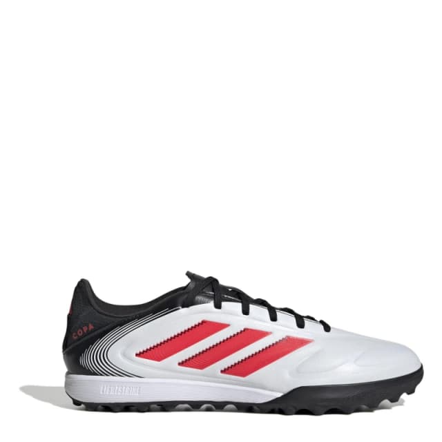 adidas Unisex Adults Copa Pure 3 League Soft Ground Football Boots White/Red/Black unisex 7 (40.7)