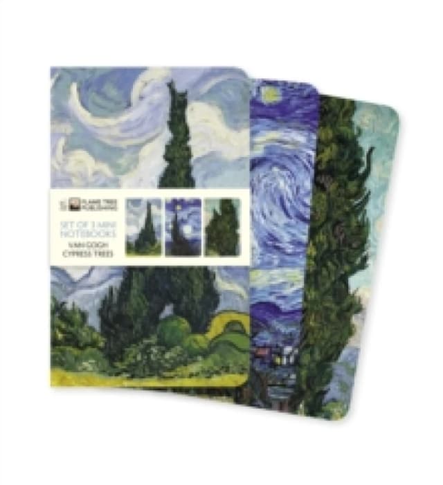 Vincent van Gogh: Cypresses Set of 3 Mini Notebooks Notebook / blank book