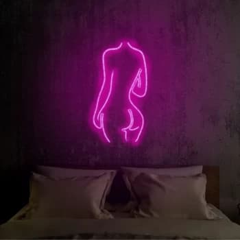 Sexy Woman - Pink Pink Wall Lamp