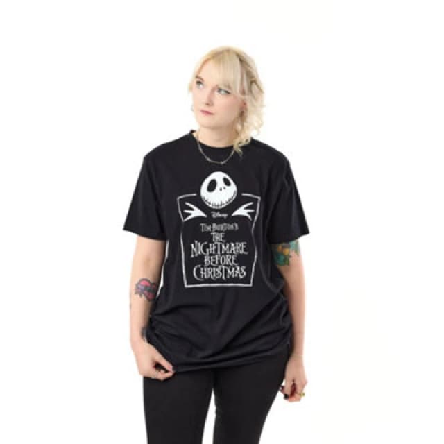 Disney Short Sleeved T-Shirt in Black Size: Small Black S Unisex 5063203902781