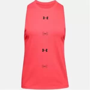 Under Armour Muscle Tank Top Womens - Red