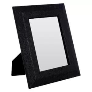 Premier Housewares Pacific Photo Frame Black Faux Shark Skin 6" x 8in