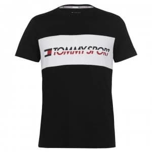 Tommy Sport Basic Logo T Shirt - PVH Black