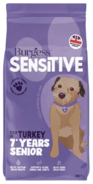 Burgess Sensitive Senior Dog Food 2kg