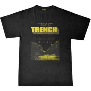 Twenty One Pilots - Trench Cliff Unisex Large T-Shirt - Black